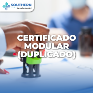 CERTIFICADO MODULAR (DUPLICADO)
