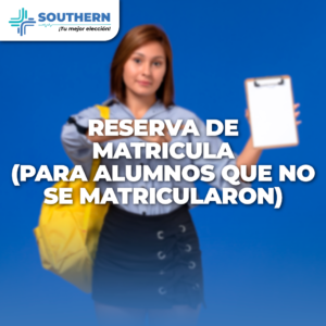 RESERVA DE MATRICULA (PARA ALUMNOS QUE NO SE MATRICULARON)